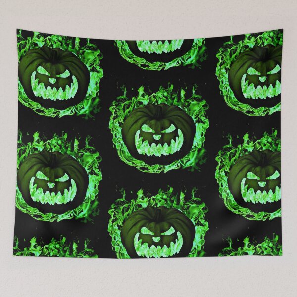 Item preview, Demon flaming pumpkin designed and sold by FlowerandDesing.