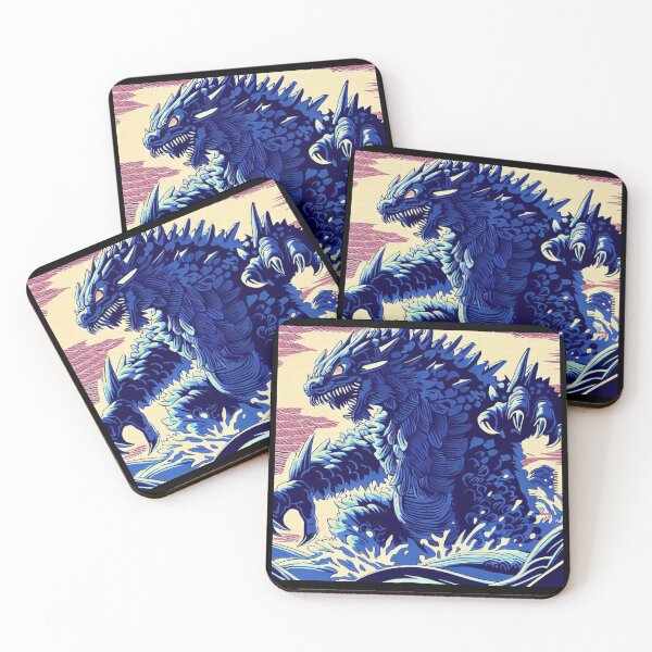 Item preview, Fantasy Kaiju Anime - Woodcut 2 designed and sold by CrankyOldDude.