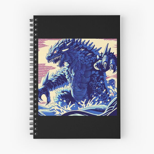 Item preview, Fantasy Kaiju Anime - Woodcut 2 designed and sold by CrankyOldDude.