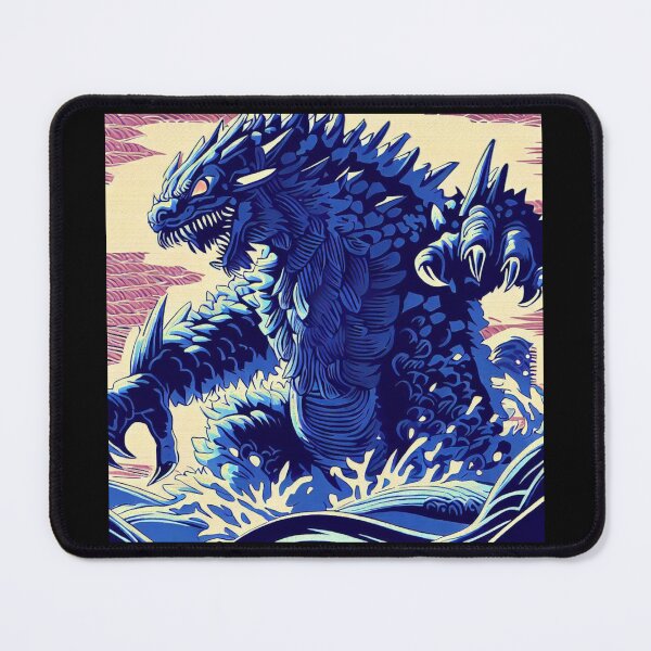 Item preview, Fantasy Kaiju Anime - Woodcut 2 designed and sold by CrankyOldDude.