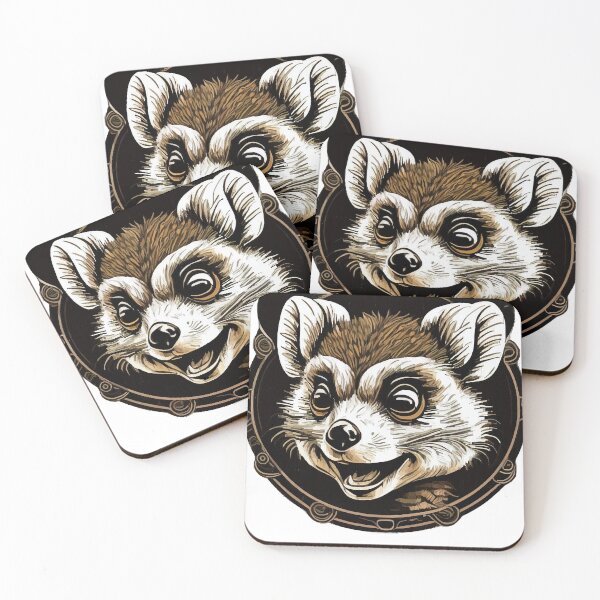 Item preview, Racoon - Aurorabelle - Friendly Ferals designed and sold by reannonquin.