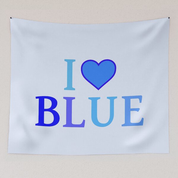Item preview, I Love Blue designed and sold by Jeallan Designs.