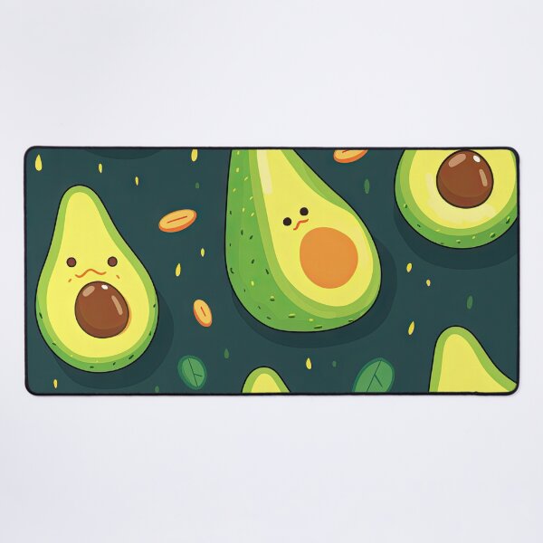Item preview, Avocado Love - Kawaii Cute Quirky Avocados Pattern designed and sold by AeonAcademy.