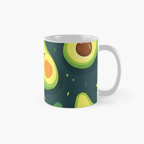 Item preview, Avocado Love - Kawaii Cute Quirky Avocados Pattern designed and sold by AeonAcademy.