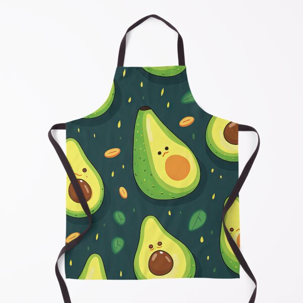 Item preview, Avocado Love - Kawaii Cute Quirky Avocados Pattern designed and sold by AeonAcademy.