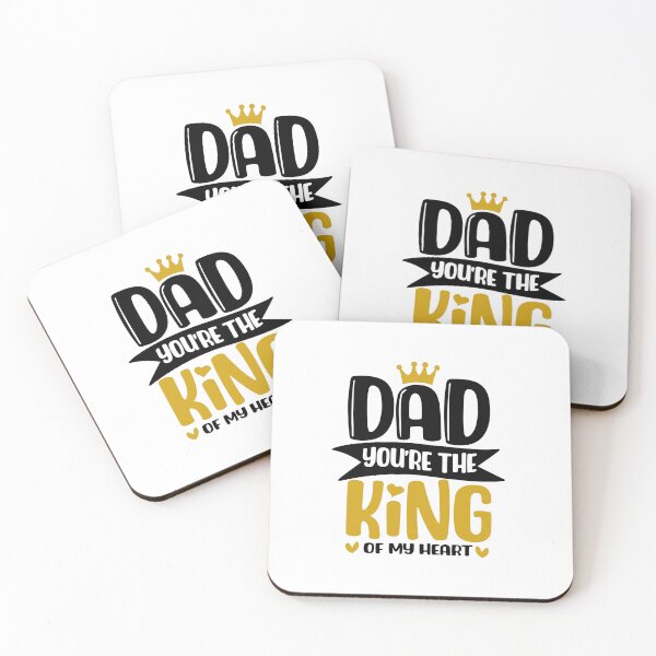 Item preview, Dad You're the King Of My Heart Dad quotes designed and sold by Mani Bindu Vadapalli.