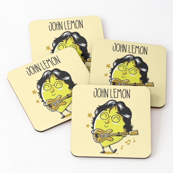 Item preview, John lemon guitar funny illustration designed and sold by Sovik Goswami.