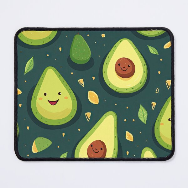 Item preview, Avocado Love - Kawaii Cute Happy Avocados Pattern designed and sold by AeonAcademy.