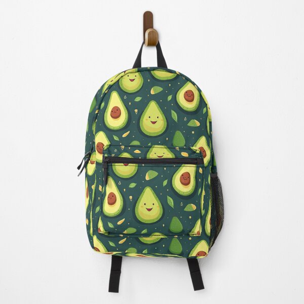 Item preview, Avocado Love - Kawaii Cute Happy Avocados Pattern designed and sold by AeonAcademy.