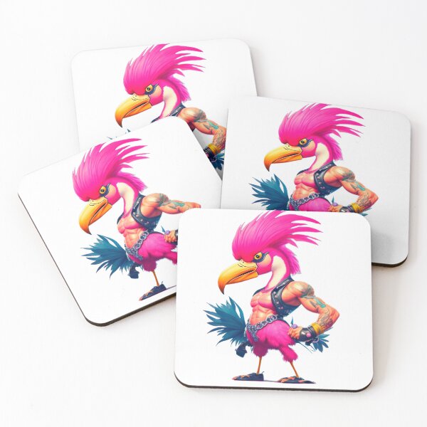 Item preview, Punk flamingo designed and sold by EaTDaS.