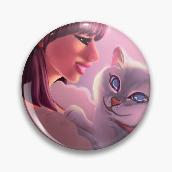 Item preview, Girl holding a cute  cat designed and sold by Hallaaa.