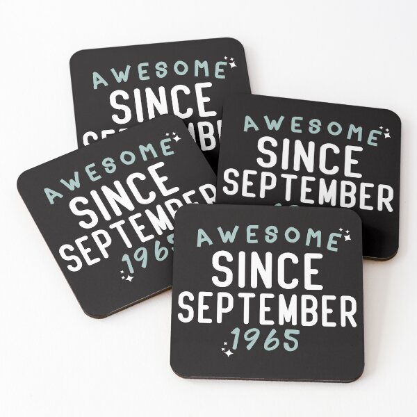 Item preview, Awesome Since September 1965 | Made In 1965 | Retro Groovy Birthday designed and sold by  OKINTA.