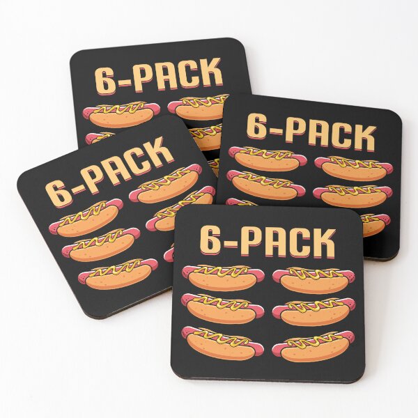 Item preview, 6-pack hot dog designed and sold by Kuki-shop.