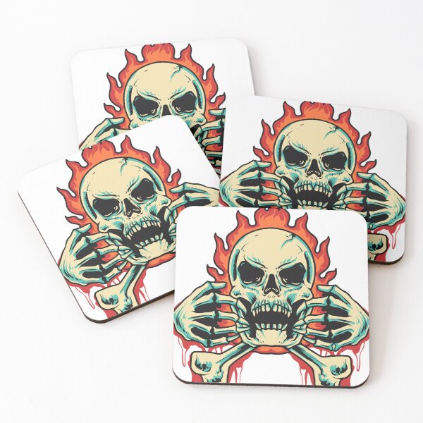 Item preview, Skull Bone Fire - Retro designed and sold by yemliha toker.