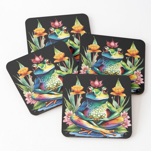 Item preview, Yoga Frogs Hop Into Inner Peace Frog Doing Yoga designed and sold by al21ex.
