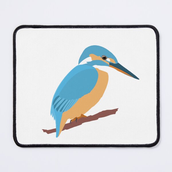 Item preview, Kingfisher - Graphic Bird Art designed and sold by artmanship.