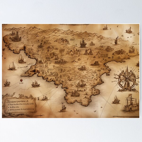 Item preview, Treasure hunt map adventure designed and sold by FethiC.