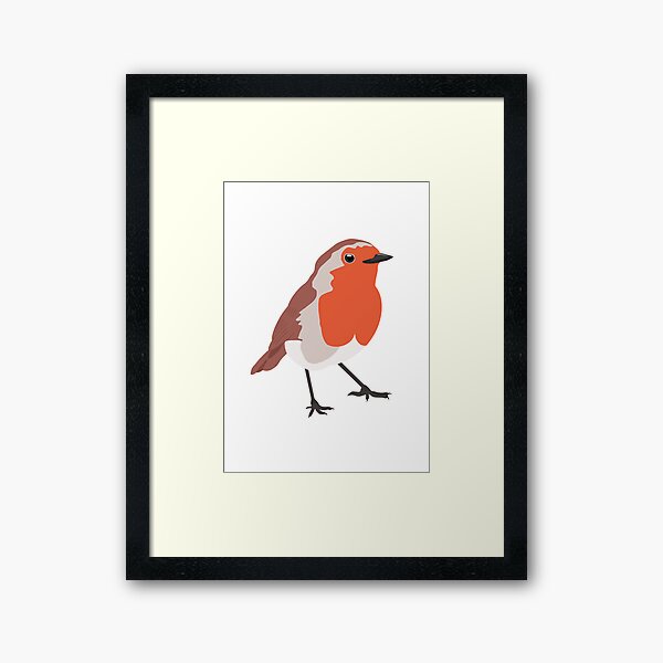 Aperçu de l'œuvre Robin - Art graphique des oiseaux créée et vendue par artmanship.
