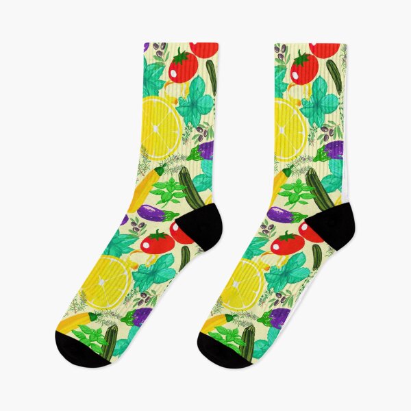 Item preview, Mediterranean summer cuisine with lemons, vegetables and herbs. designed and sold by theresARTshop.
