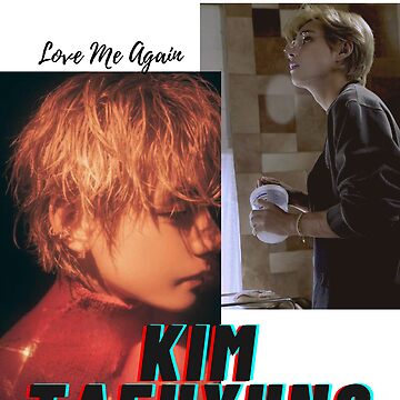 Layover Tracks Kim by V of BTS / Kim Taehyung Sticker for Sale by  filmcherish