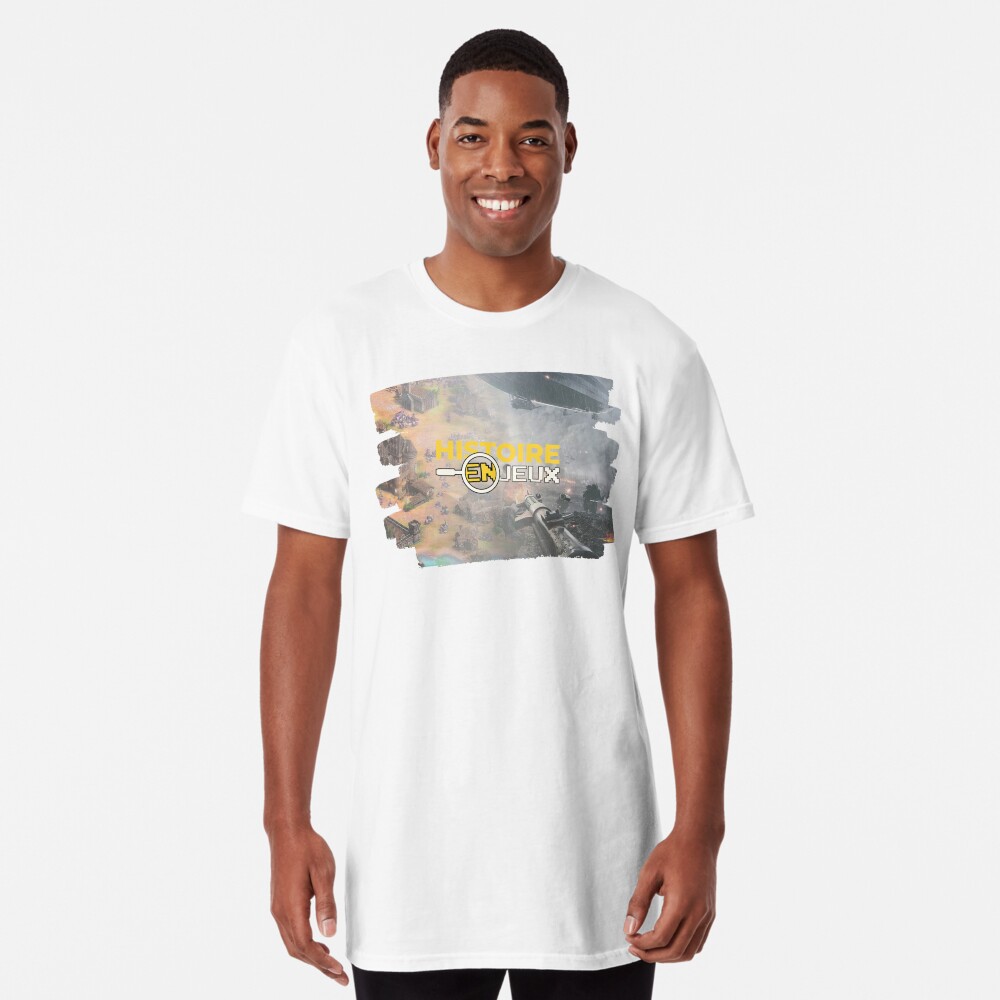 Item preview, Long T-Shirt designed and sold by HistoireEnJeux.