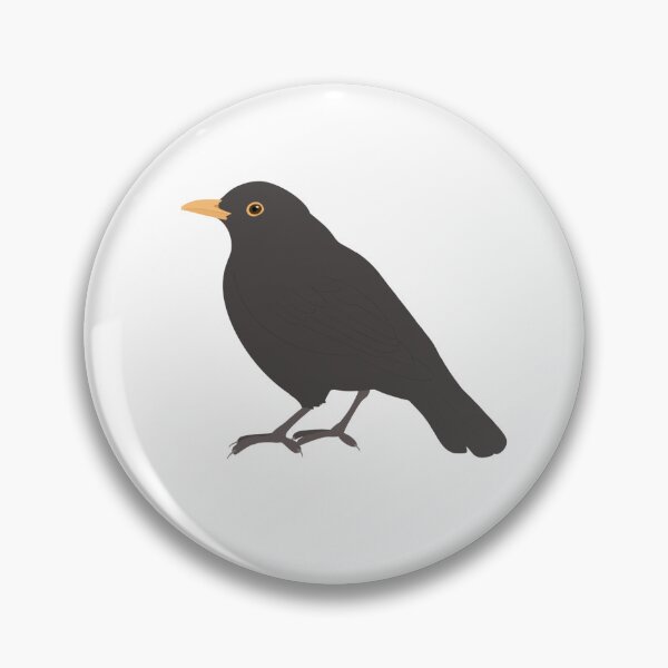 Item preview, Blackbird - Graphic Bird Art designed and sold by artmanship.