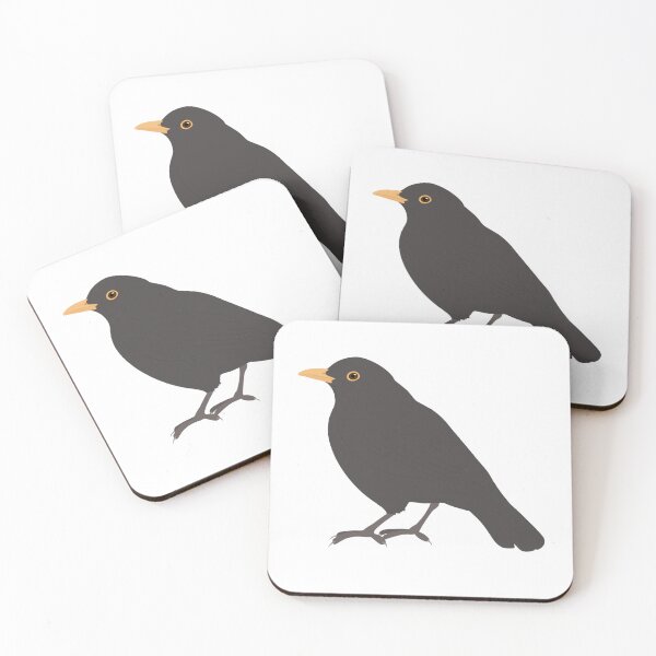Item preview, Blackbird - Graphic Bird Art designed and sold by artmanship.