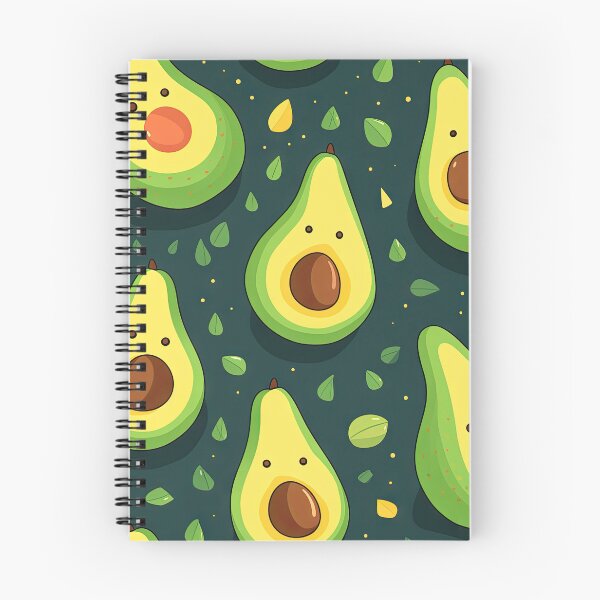 Item preview, Avocado Love - Kawaii Cute Quirky Avocados Pattern designed and sold by AeonAcademy.