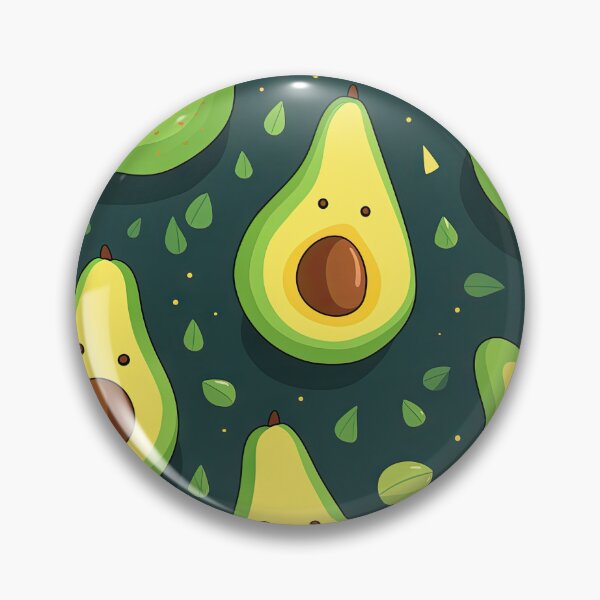 Item preview, Avocado Love - Kawaii Cute Quirky Avocados Pattern designed and sold by AeonAcademy.