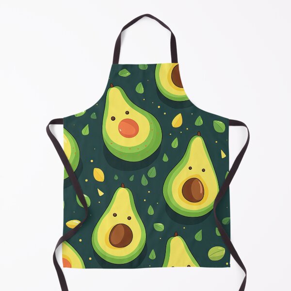 Item preview, Avocado Love - Kawaii Cute Quirky Avocados Pattern designed and sold by AeonAcademy.