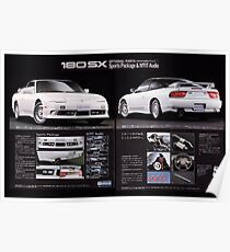 180sx Type-X Brochure Poster