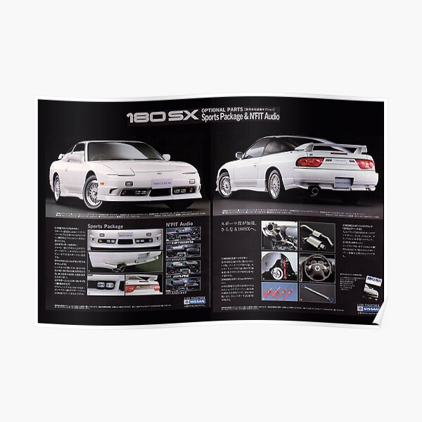 180sx Type-X Brochure Poster