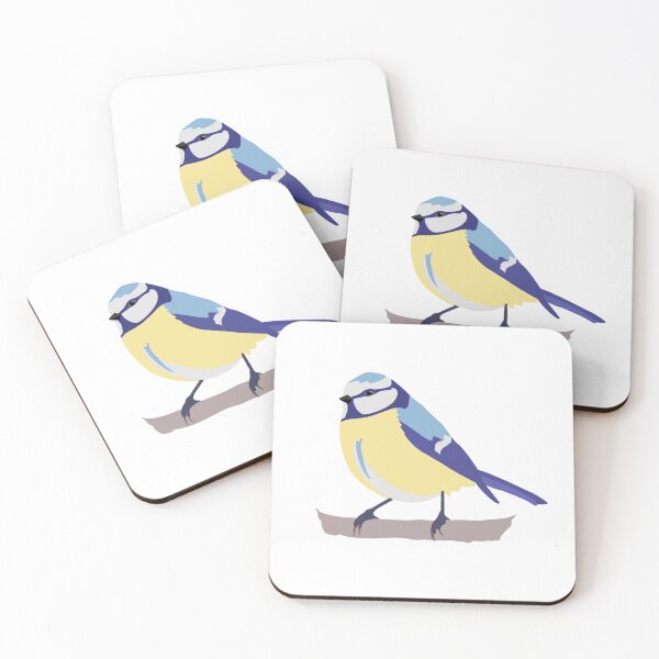Item preview, Blue Tit - Graphic Bird Art designed and sold by artmanship.