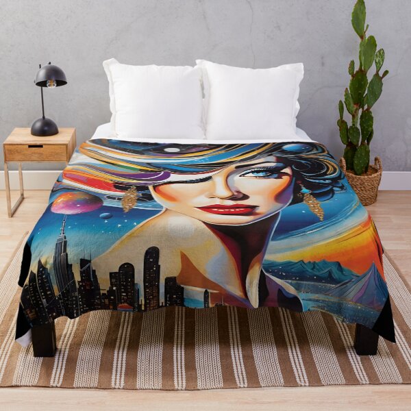 Item preview, Ethereal Noir Dangerous City Woman - Surrealism Art 24 designed and sold by Benito Del Ray.