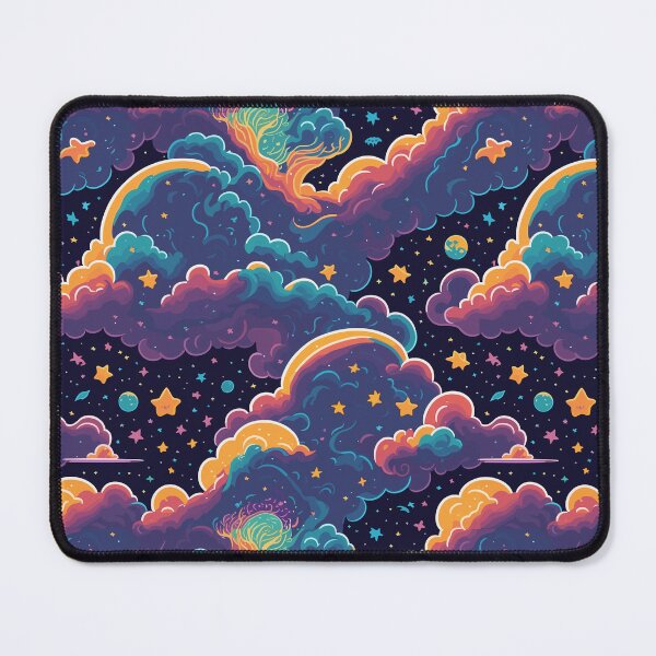 Item preview, colorful galaxy filled with stars and planets designed and sold by Five Seventy Five.