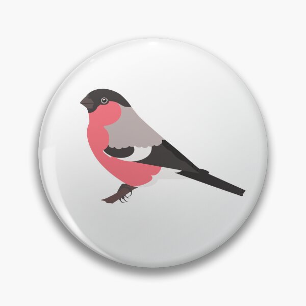 Item preview, Bullfinch - Graphic Bird Art designed and sold by artmanship.