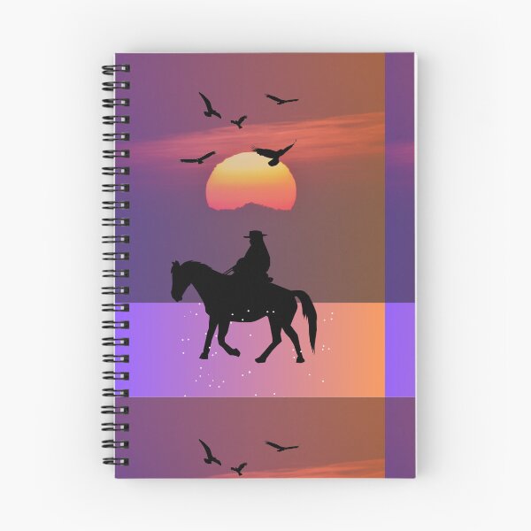 Item preview, sunset on horseback designed and sold by Cami-0320.