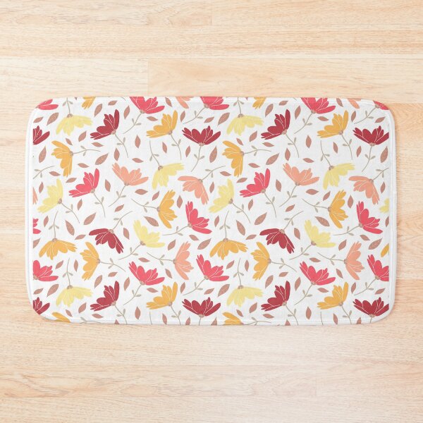 Item preview, Full Bloom floral flower and leaf pattern - yellows designed and sold by Nicola-Rowe.