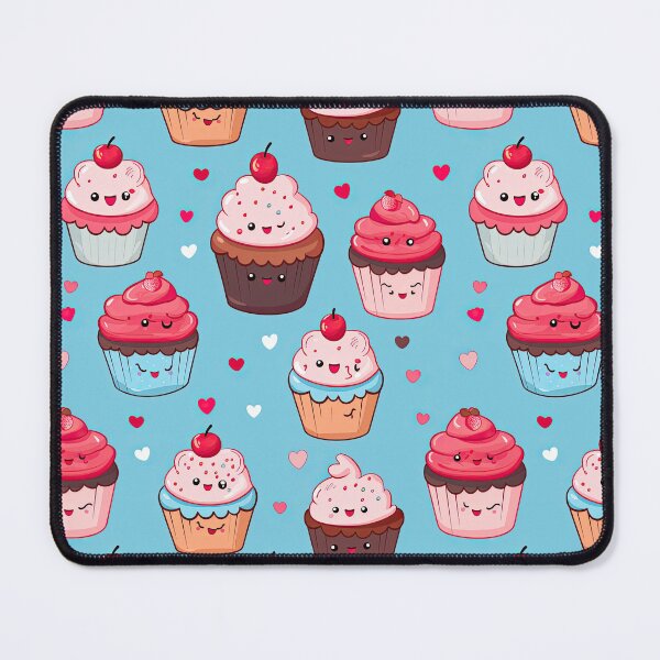 Item preview, cute cupcake seamless designed and sold by NatthyDesign.