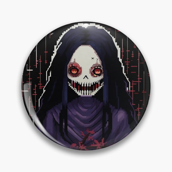 Item preview, Kuchisake-onna pixel art Halloween designed and sold by TopzShop.