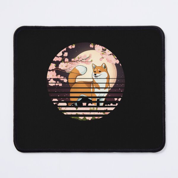 Item preview, Retro Style, Shiba Inu Dog, Cherry Blossom, Dog Lover designed and sold by Logiamerch.
