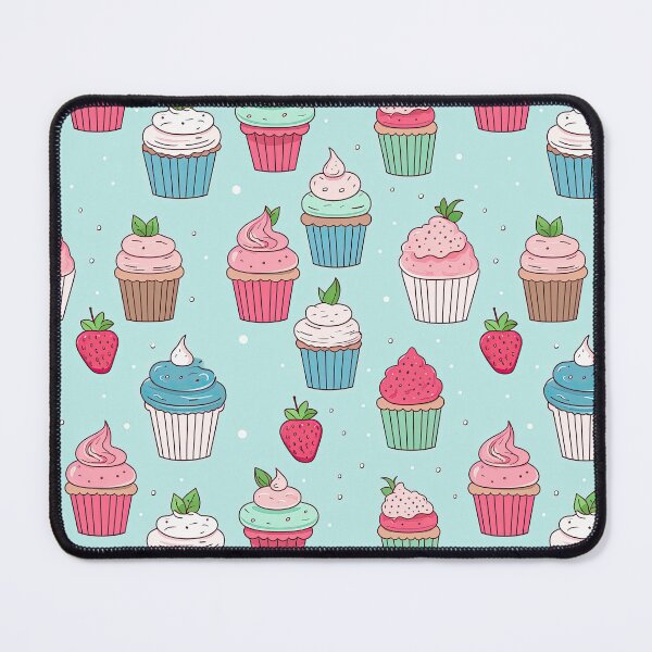 Item preview, cute cupcake seamless designed and sold by NatthyDesign.