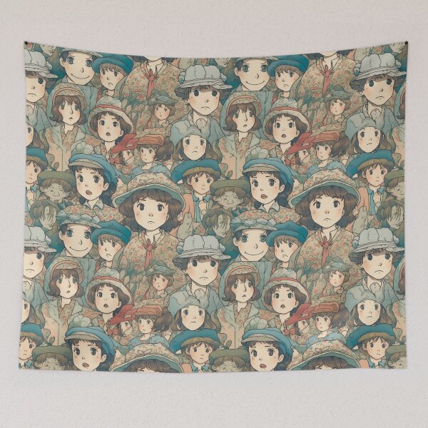 Item preview, Multiple faces Ghibli studio designed and sold by AvaelSandokan.