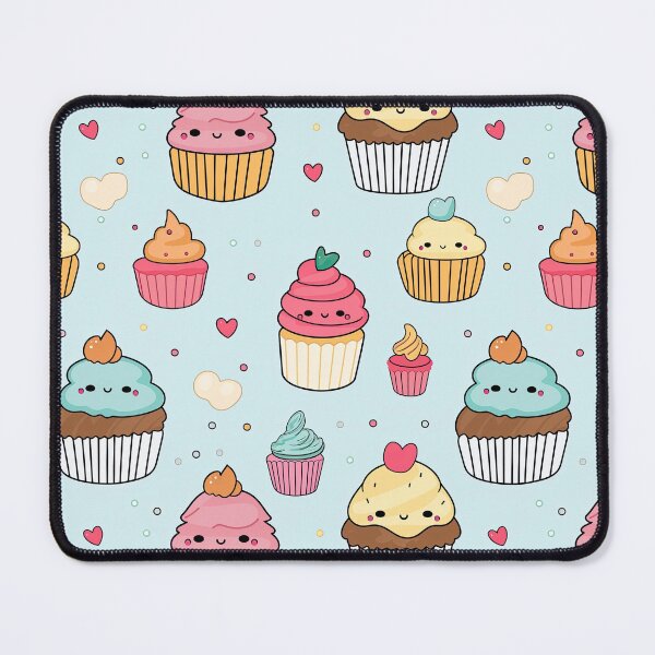 Item preview, cute cupcake seamless designed and sold by NatthyDesign.