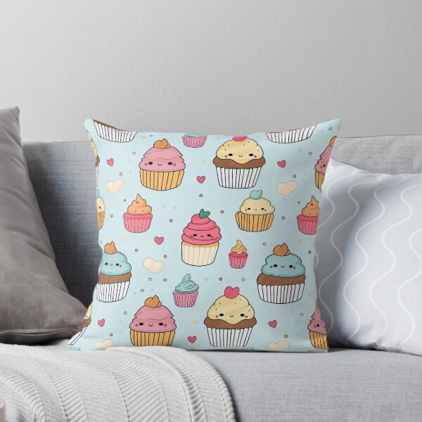 Item preview, cute cupcake seamless designed and sold by NatthyDesign.