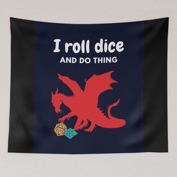 Item preview, I roll dice and do thing designed and sold by Yellowriversss.