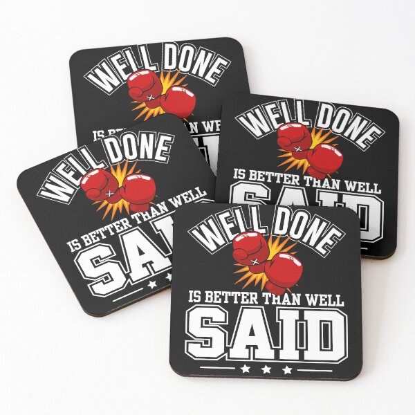 Item preview, Boxing Motivation Well Done is Better Than Well Said designed and sold by BunBuntheDog-.