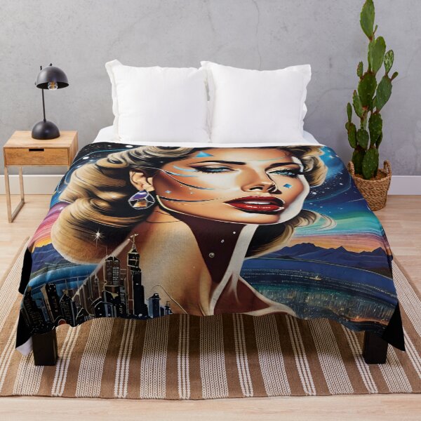 Item preview, Ethereal Noir Abstract City Woman - Surrealism Art 30 designed and sold by Benito Del Ray.