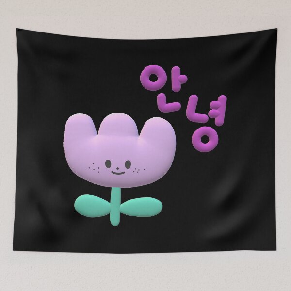 Item preview, Hi with Flower designed and sold by withkorean.