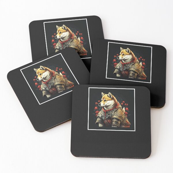 Item preview, Shiba dog, Samurai Art Dog Lover  designed and sold by Logiamerch.